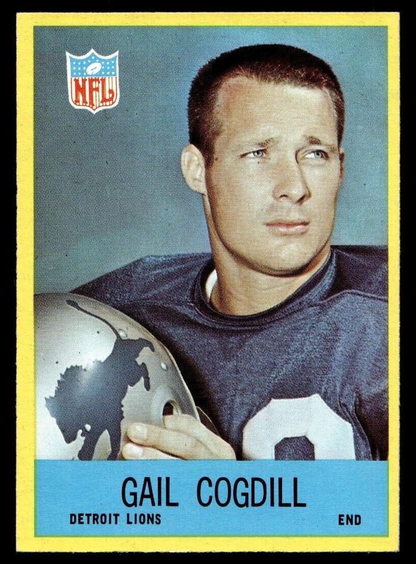 1967 Philadelphia Football Gail Cogdill #63