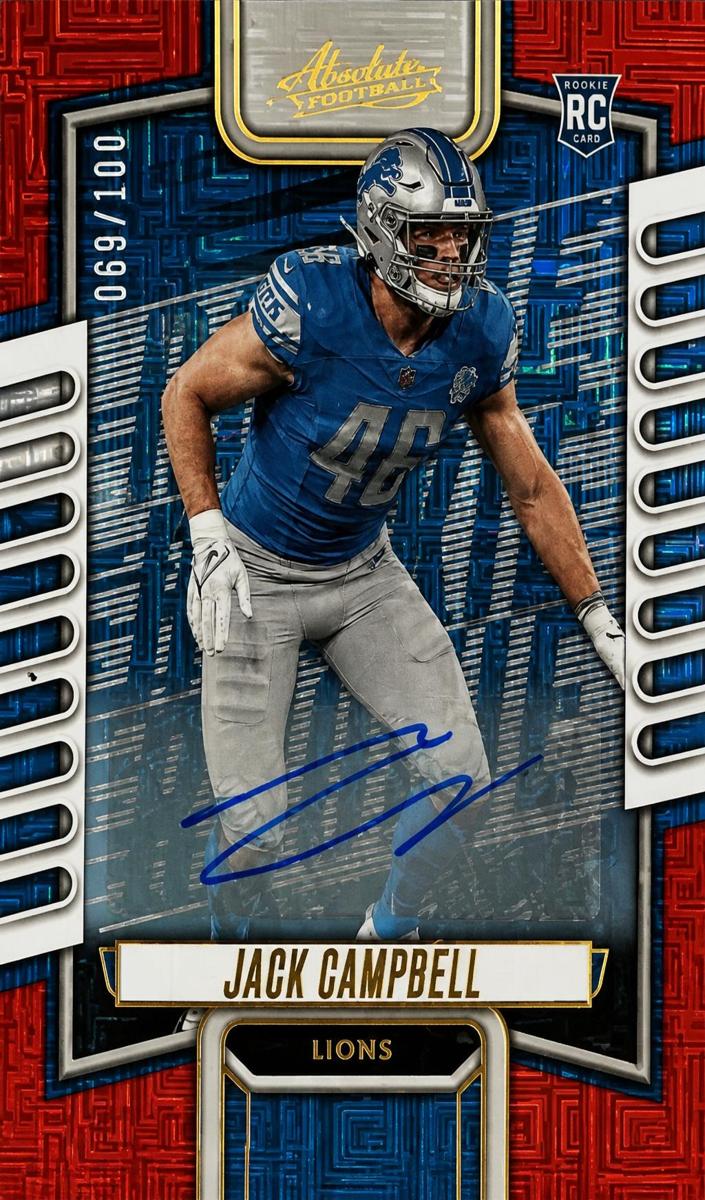 2023 Panini Absolute Football Spectrum Red Jack Campbell #154