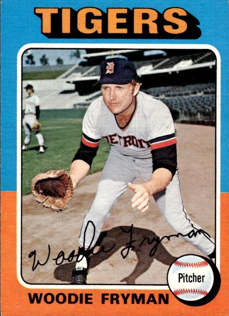 1975 O-Pee-Chee Baseball Woodie Fryman #166