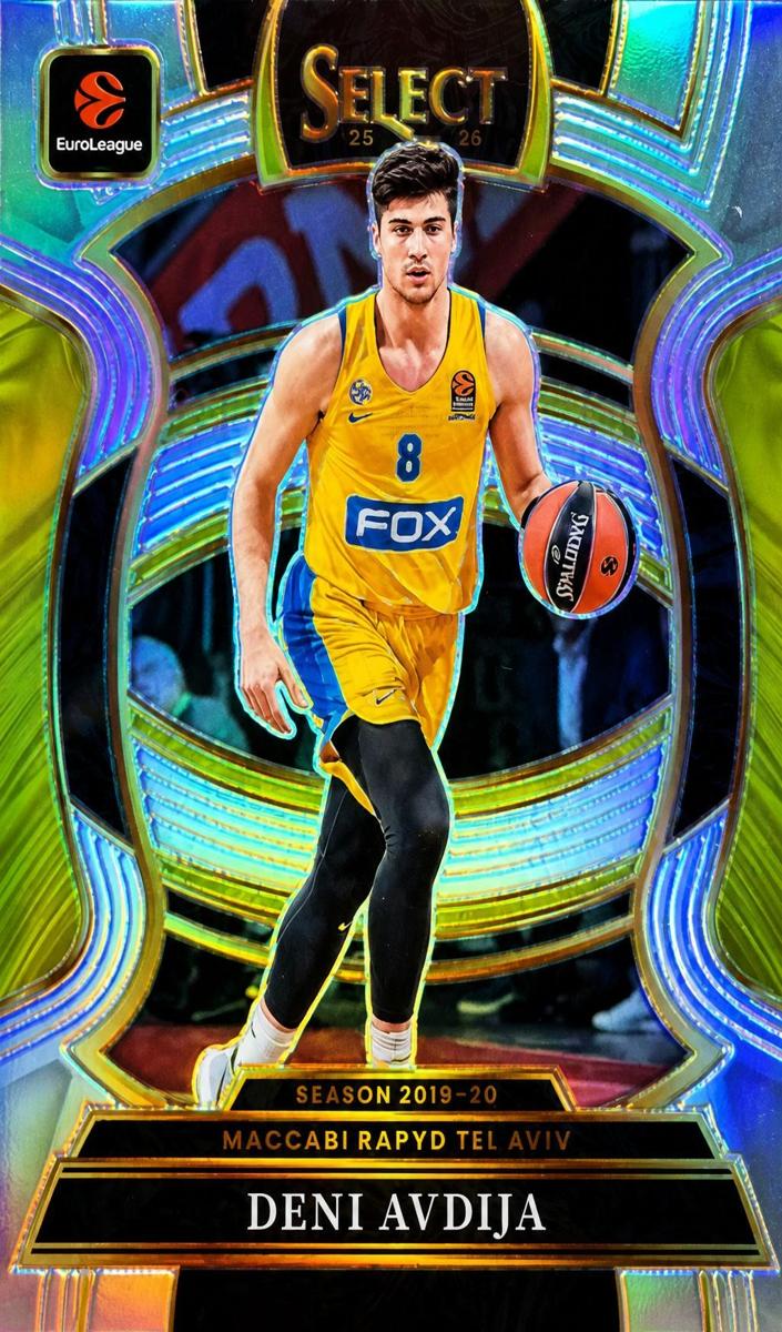 2025 Panini Select EuroLeague Basketball Silver Deni Avdija #76