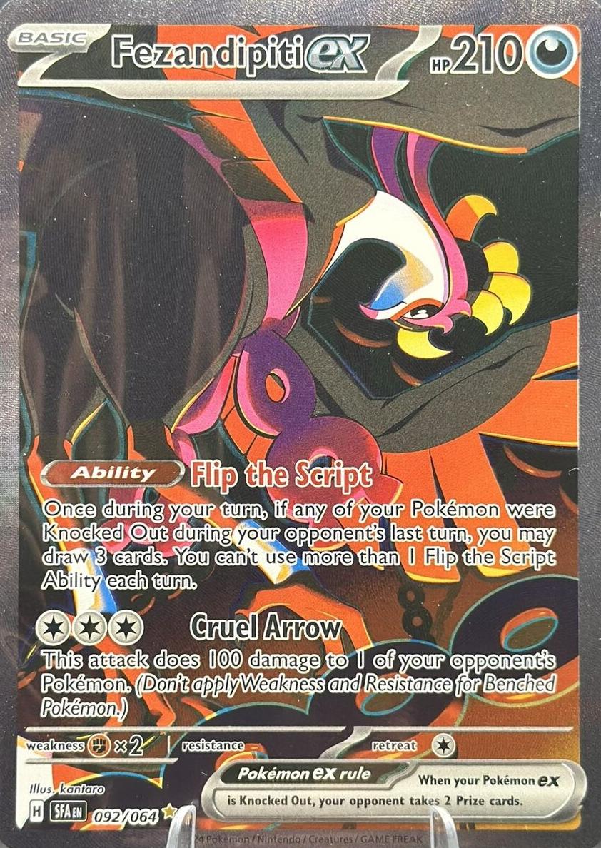 2024 Pokemon Scarlet & Violet Shrouded Fable Fezandipiti #92 CGC 9.5