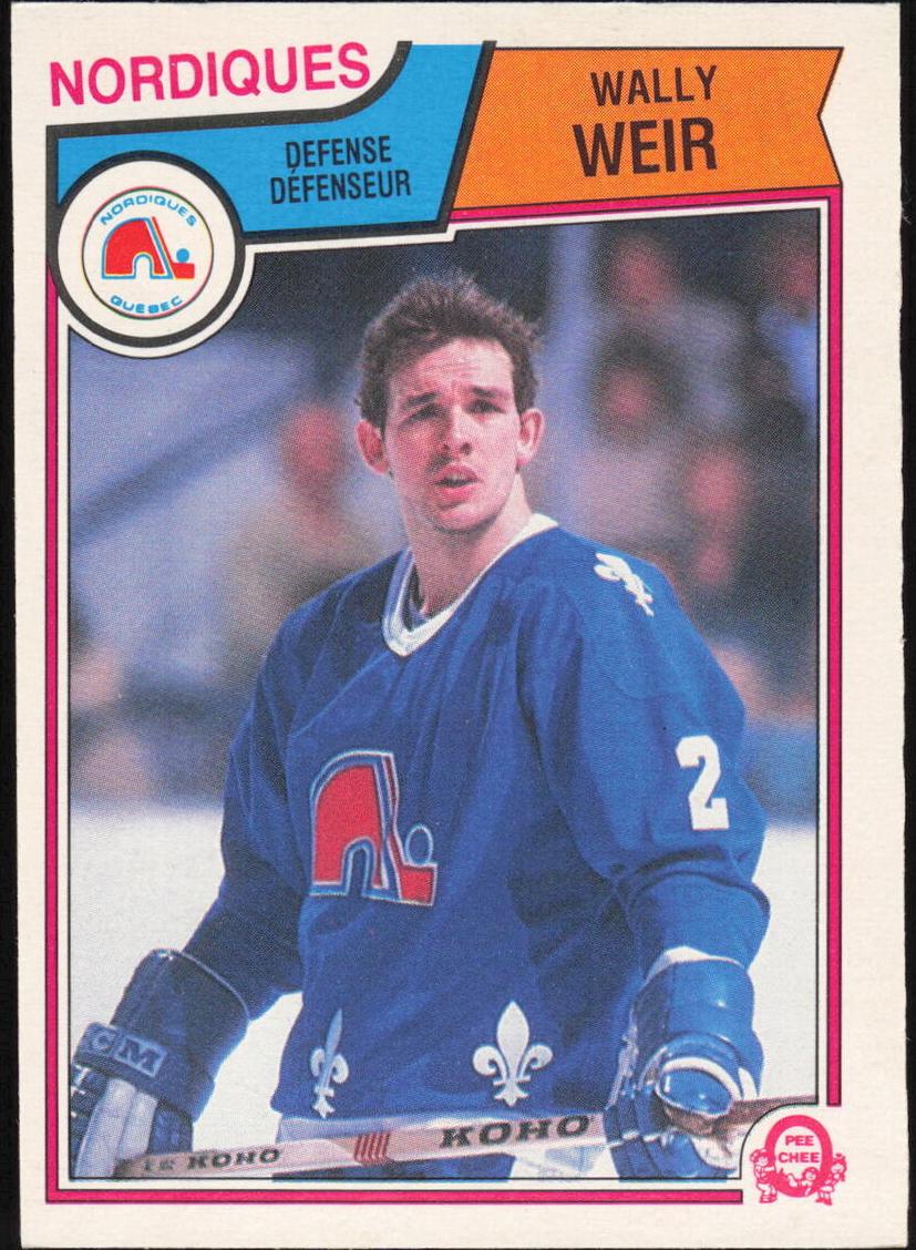 1983 O-Pee-Chee Hockey Wally Weir #306