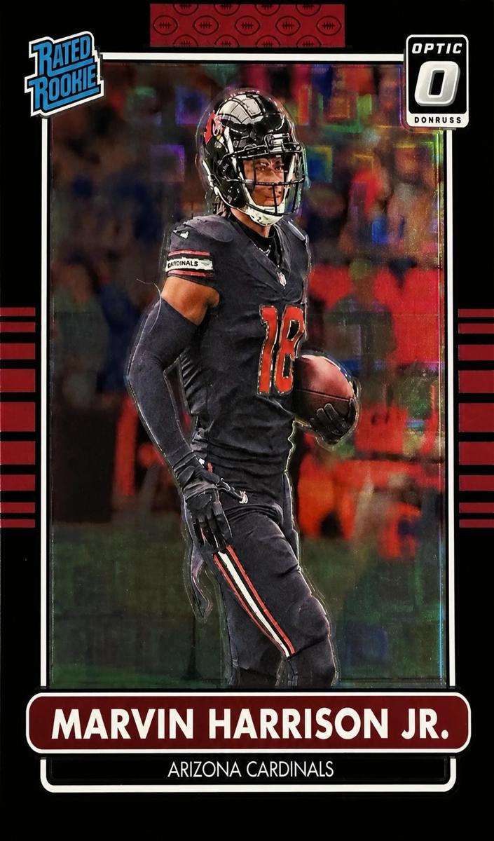 2024 Donruss Optic Football Black Pandora Marvin Harrison Jr. #4 PSA 9
