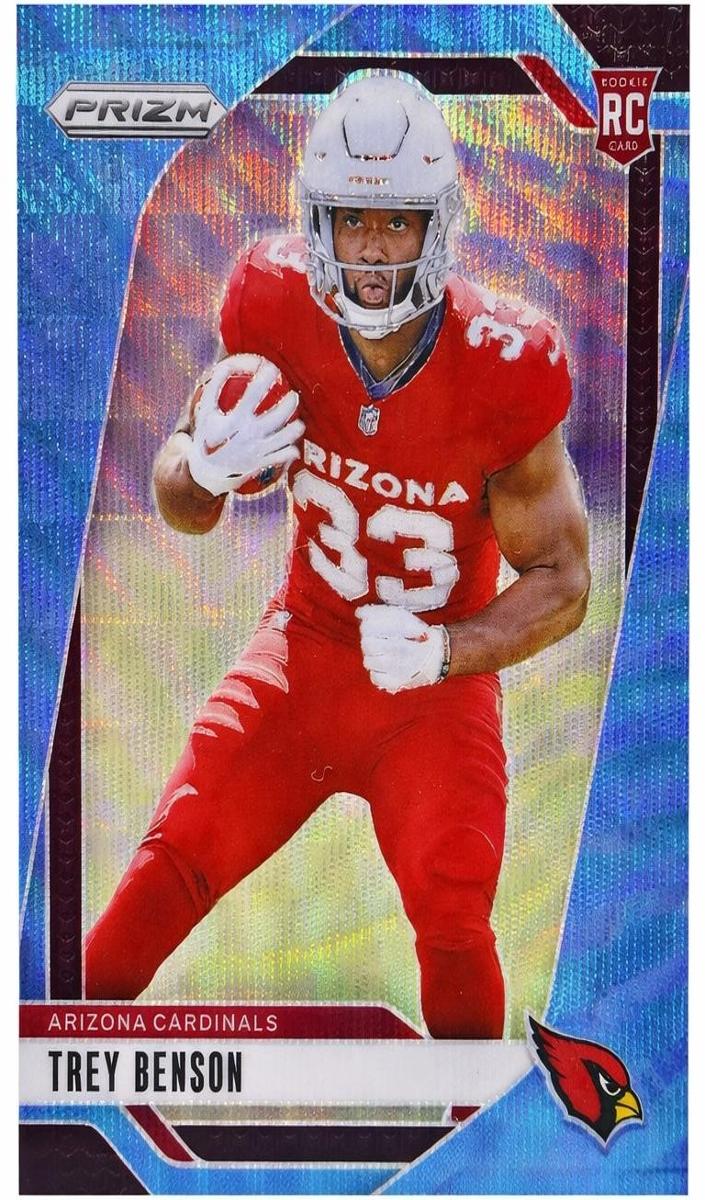 2024 Panini Prizm Football Blue Wave Trey Benson #392