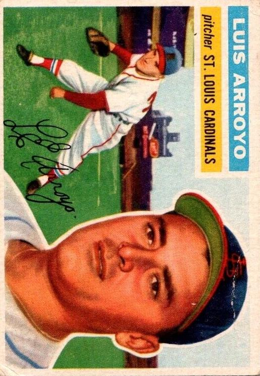 1956 Topps Baseball Luis Arroyo #64 PSA 7