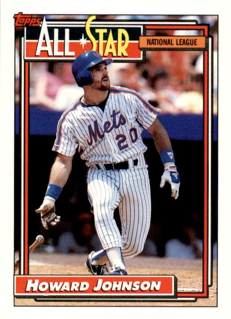 1992 Topps Baseball Howard Johnson #388