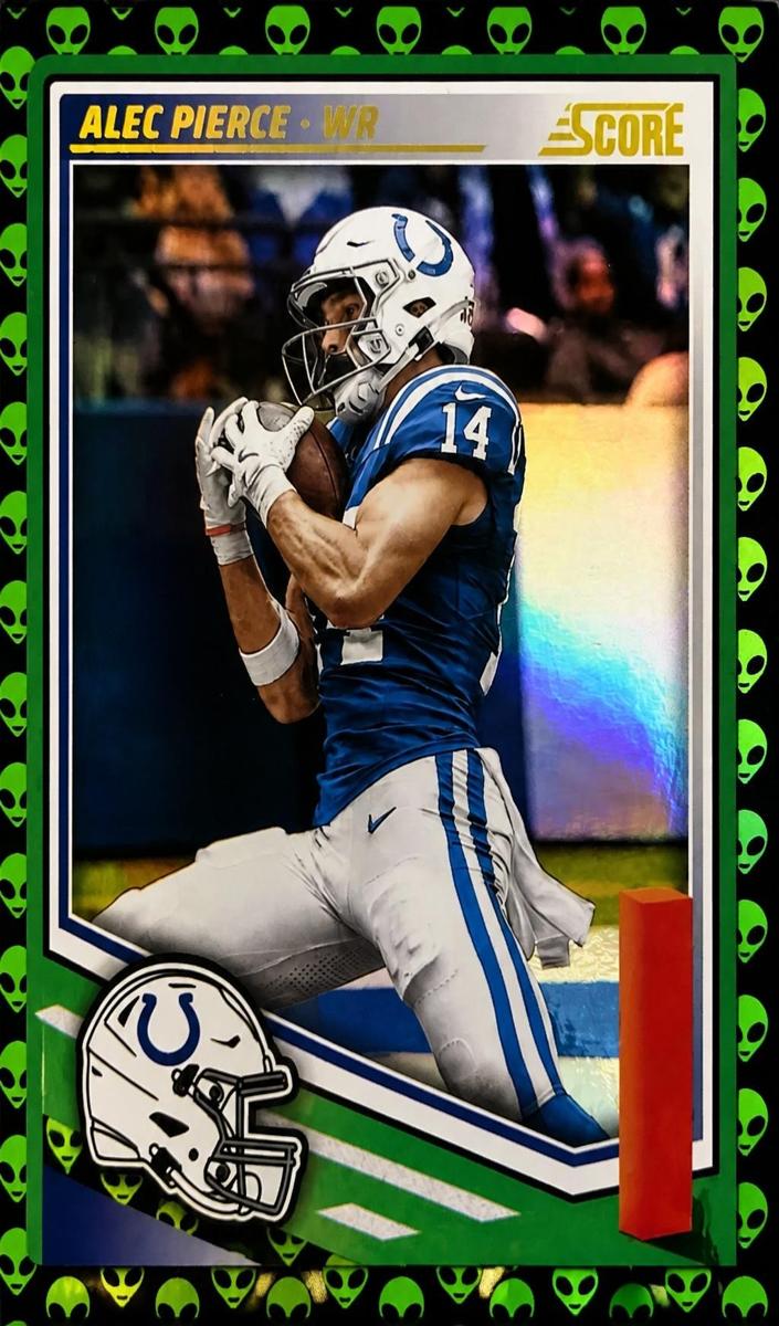 2025 Panini Score Football Extraterrestrial Alec Pierce #72