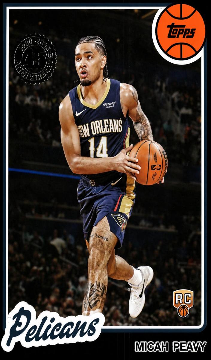 2025 Topps Basketball Micah Peavy #80BK-83