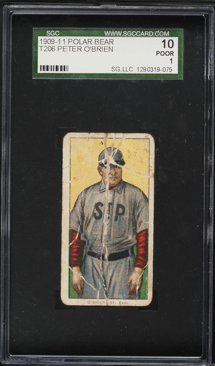 1909-11 T206 Baseball Peter O'Brien #NNO