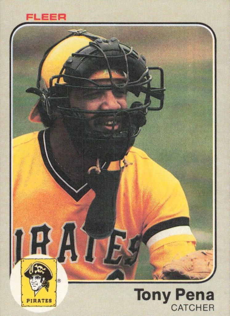 1983 Fleer Baseball Tony Pena #316