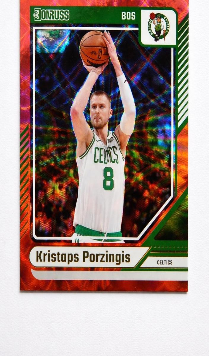 2024 Panini Donruss Basketball Red Wedges Kristaps Porzingis #176
