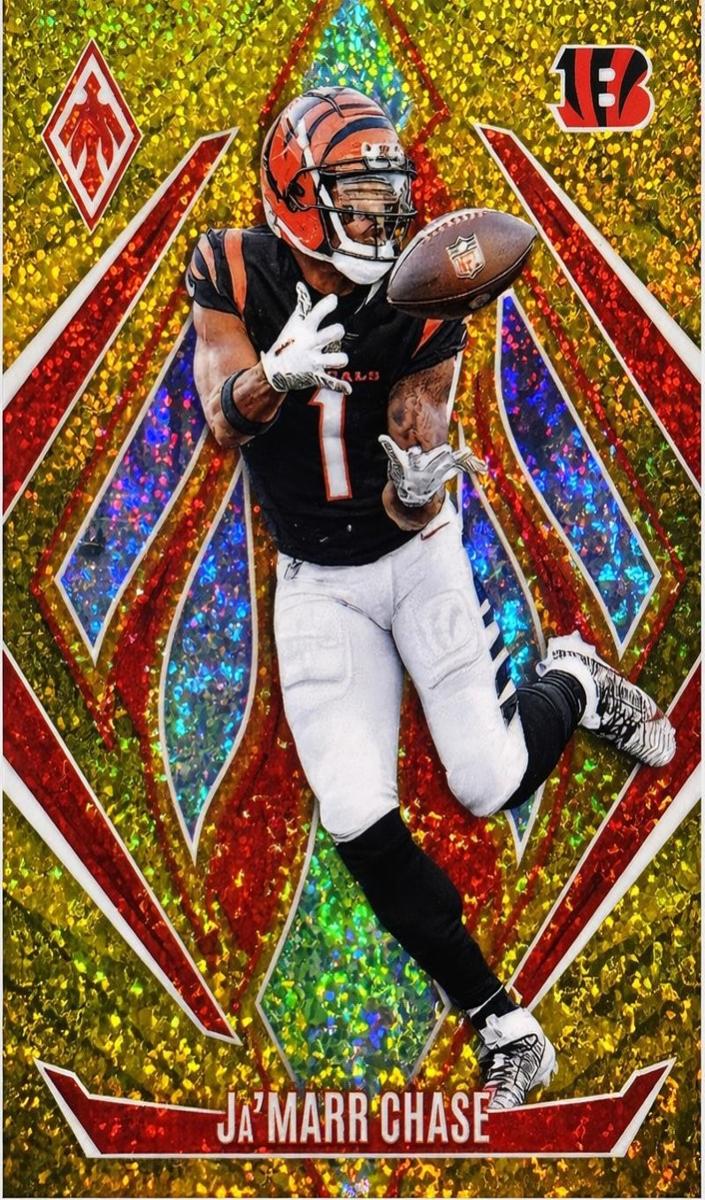 2024 Panini Phoenix Football International Gold Ja'Marr Chase #72