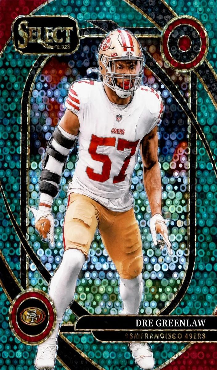 2024 Panini Select Football Green Disco Dre Greenlaw #252