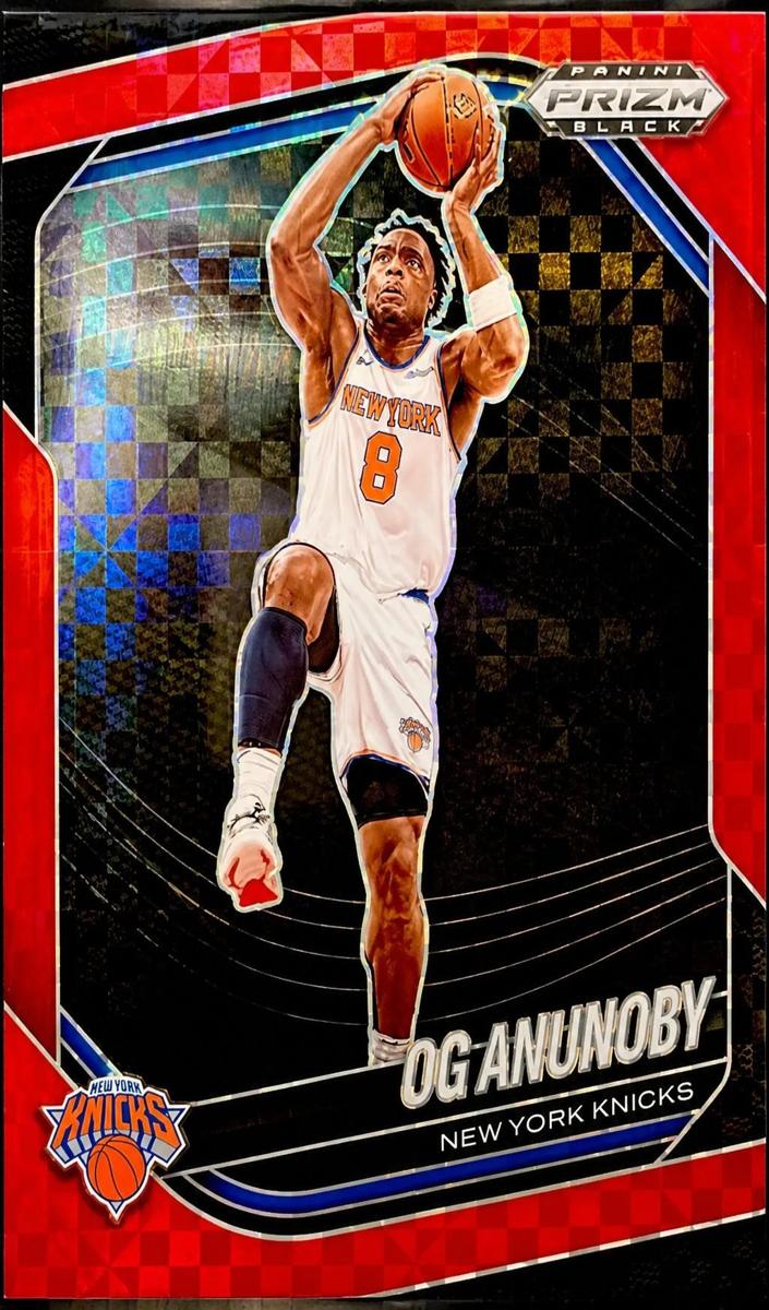 2024 Panini Prizm Black Basketball Red Power OG Anunoby #111