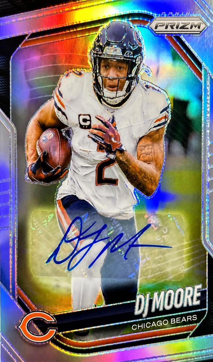 2025 Panini Prizm Football Silver DJ Moore #92
