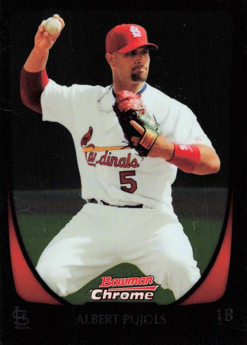2011 Bowman Chrome Baseball Albert Pujols #5 PSA 8