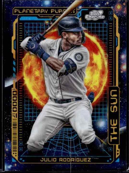 2023 Topps Cosmic Chrome Baseball Sun Julio Rodriguez #PPS-9