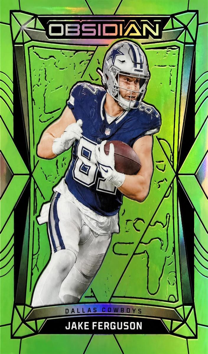 2024 Panini Obsidian Football Green Jake Ferguson #51