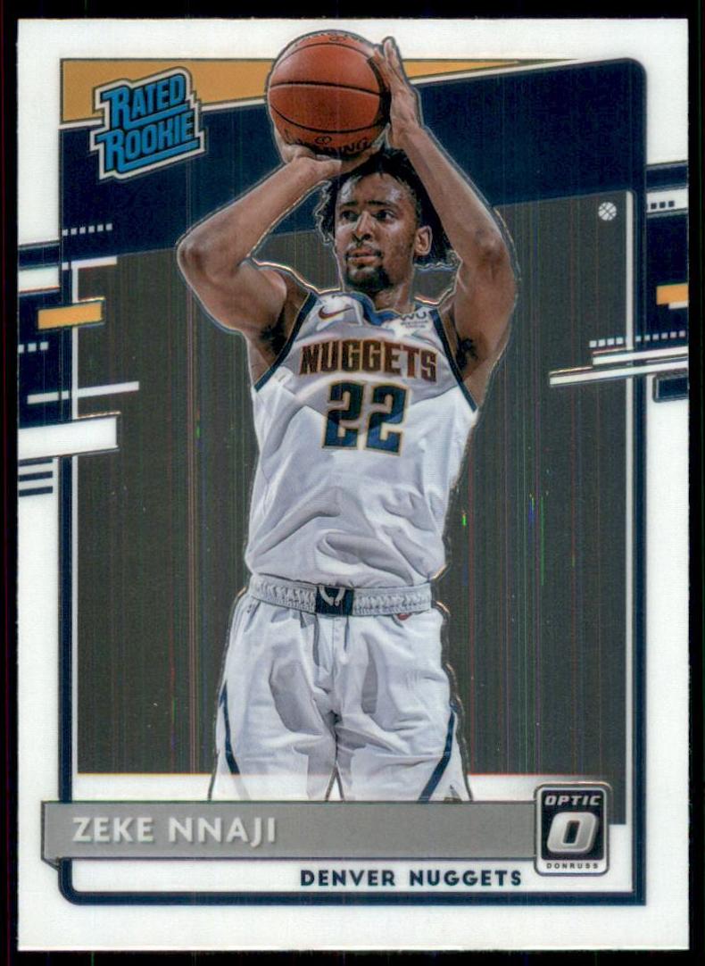 2020 Donruss Optic Basketball Zeke Nnaji #172