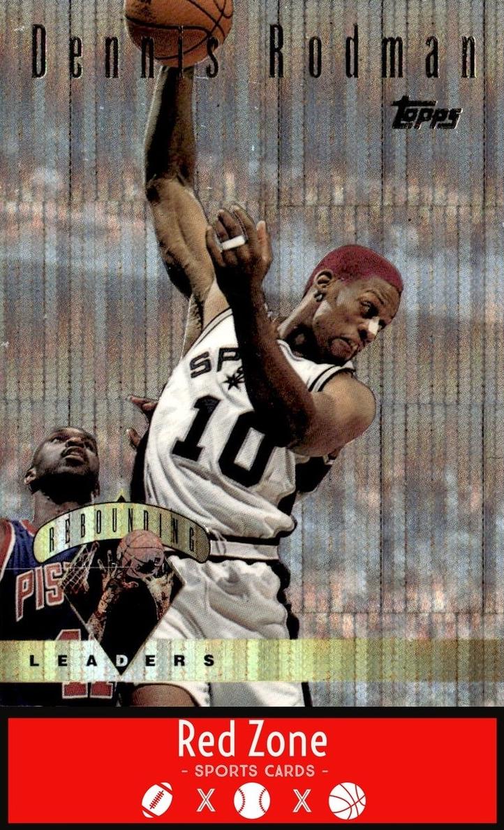 1995 Topps Basketball Power Boosters Dennis Rodman #11 PSA 9