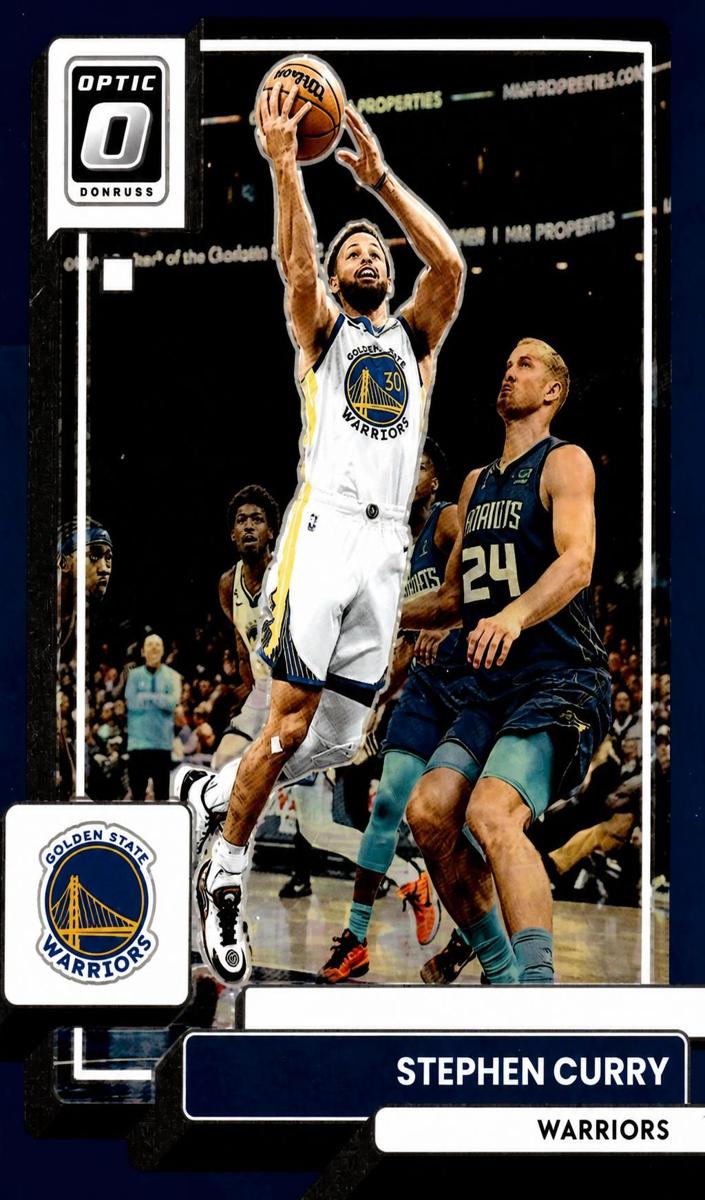 2022 Donruss Optic Basketball Purple Stephen Curry #96 PSA 8.5