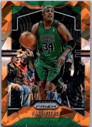 2019 Panini Prizm Basketball Orange Ice Paul Pierce #29
