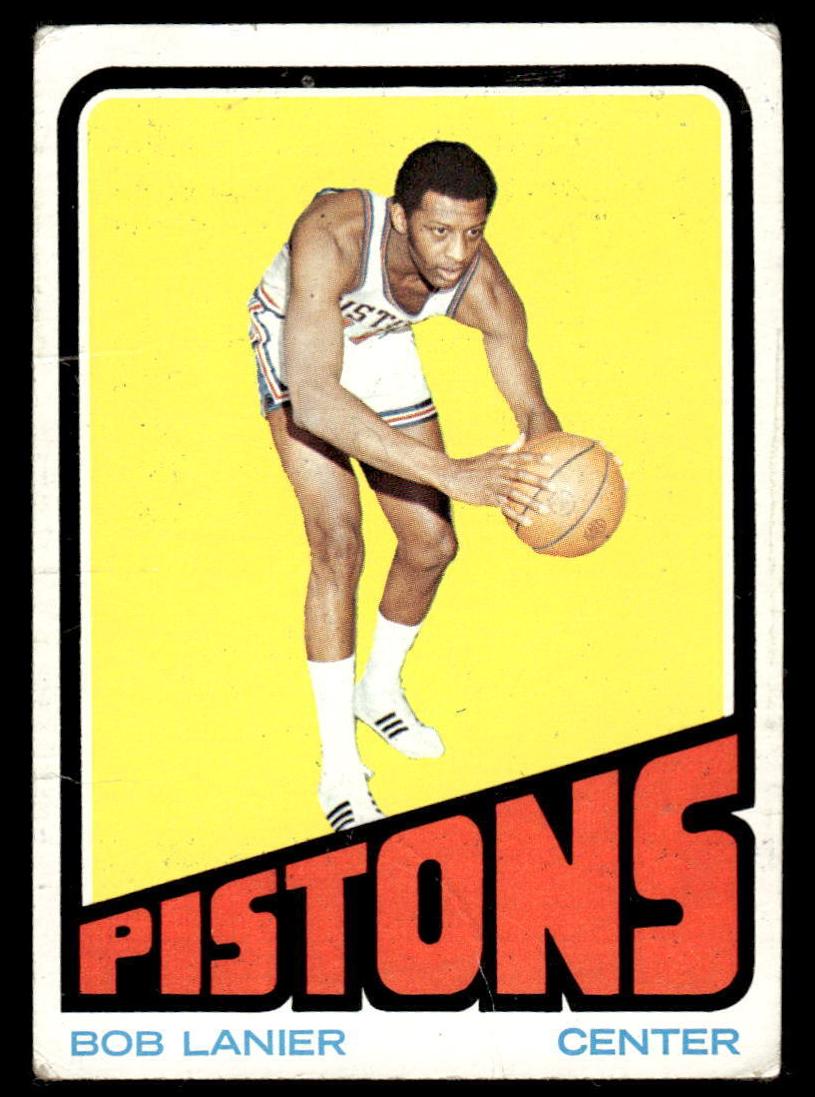 1972 Topps Basketball Bob Lanier #80