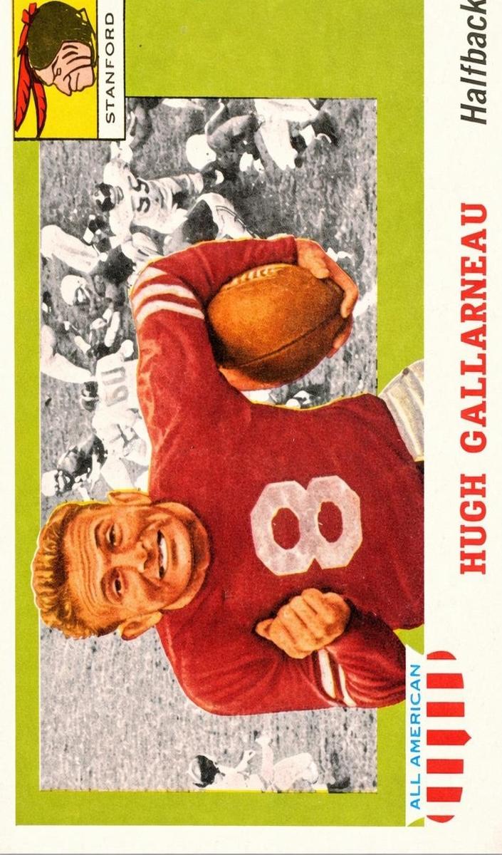 1955 Topps All-American Football Hugh Gallarneau #75 PSA 6.5