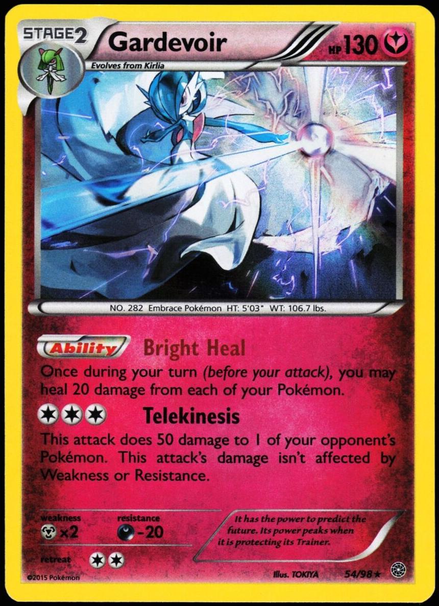 2015 Pokemon XY Ancient Origins Gardevoir #54