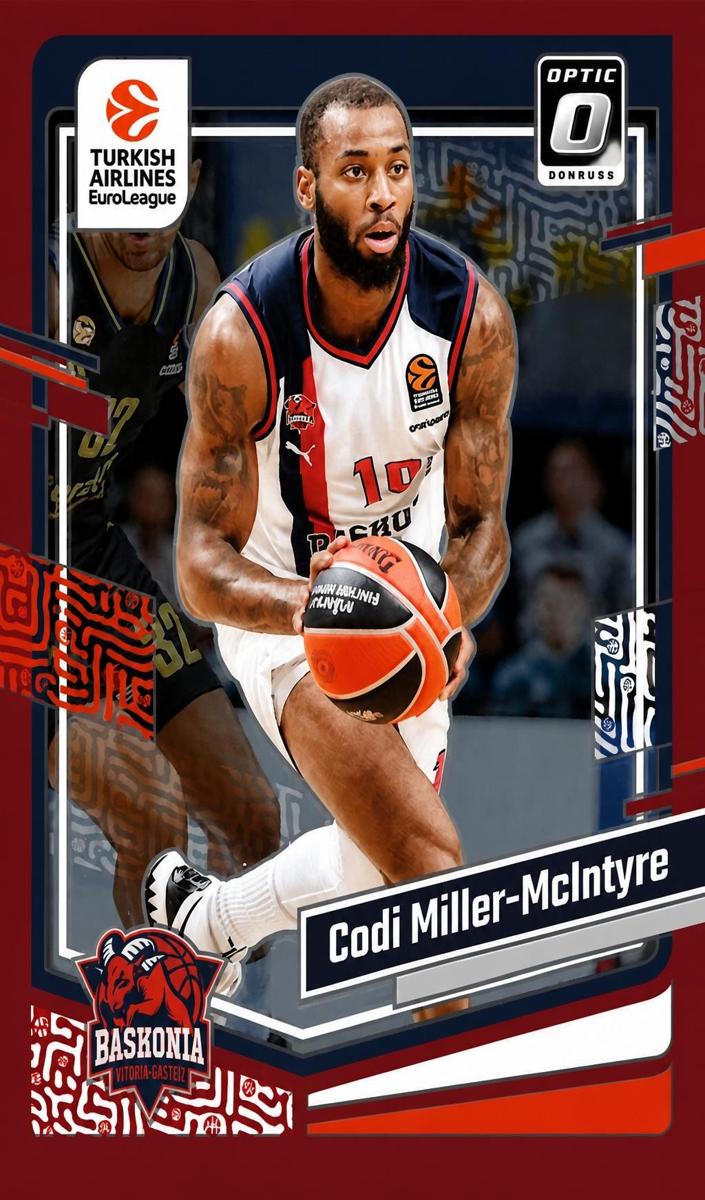 2023 Donruss Turkish Airlines EuroLeague Basketball Red Codi Miller-McIntyre #24