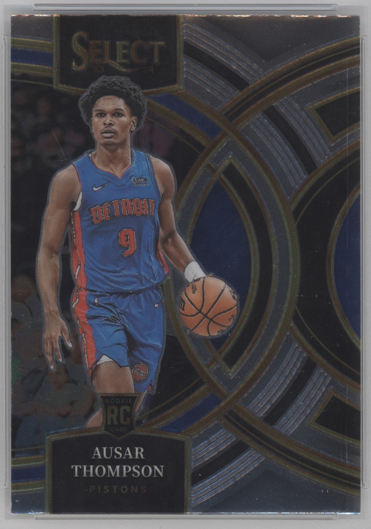 2023 Panini Select Basketball Ausar Thompson #128 PSA 8
