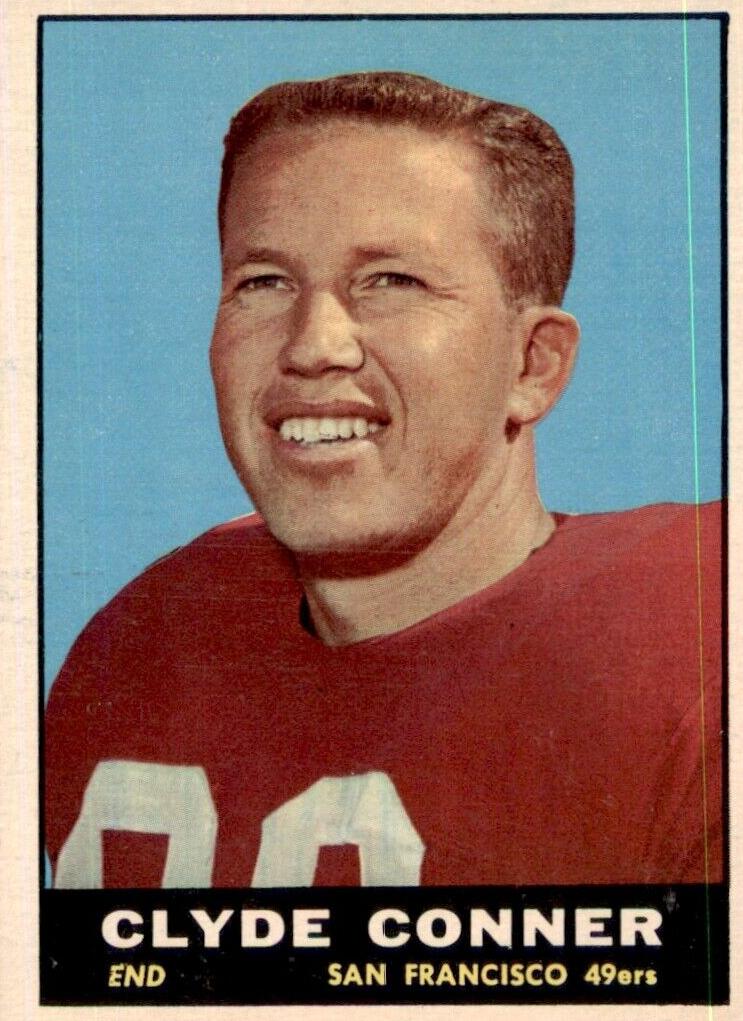 1961 Topps Football Clyde Conner #62 PSA 8