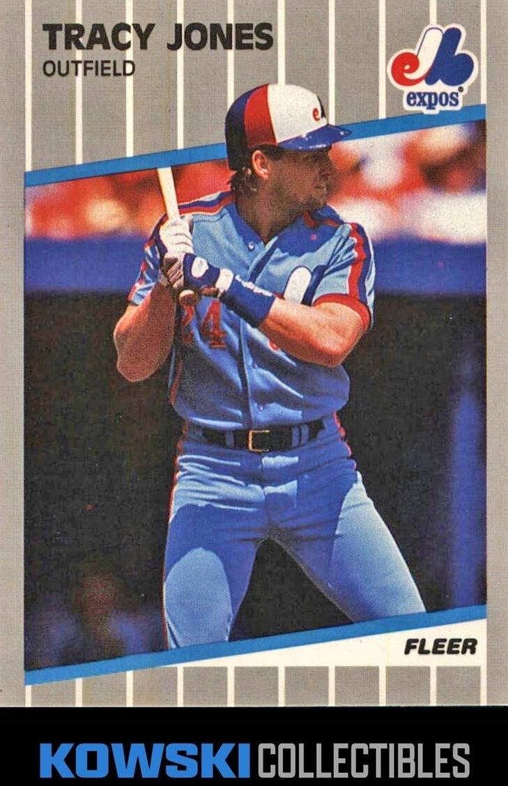 1989 Fleer Baseball Tracy Jones #383