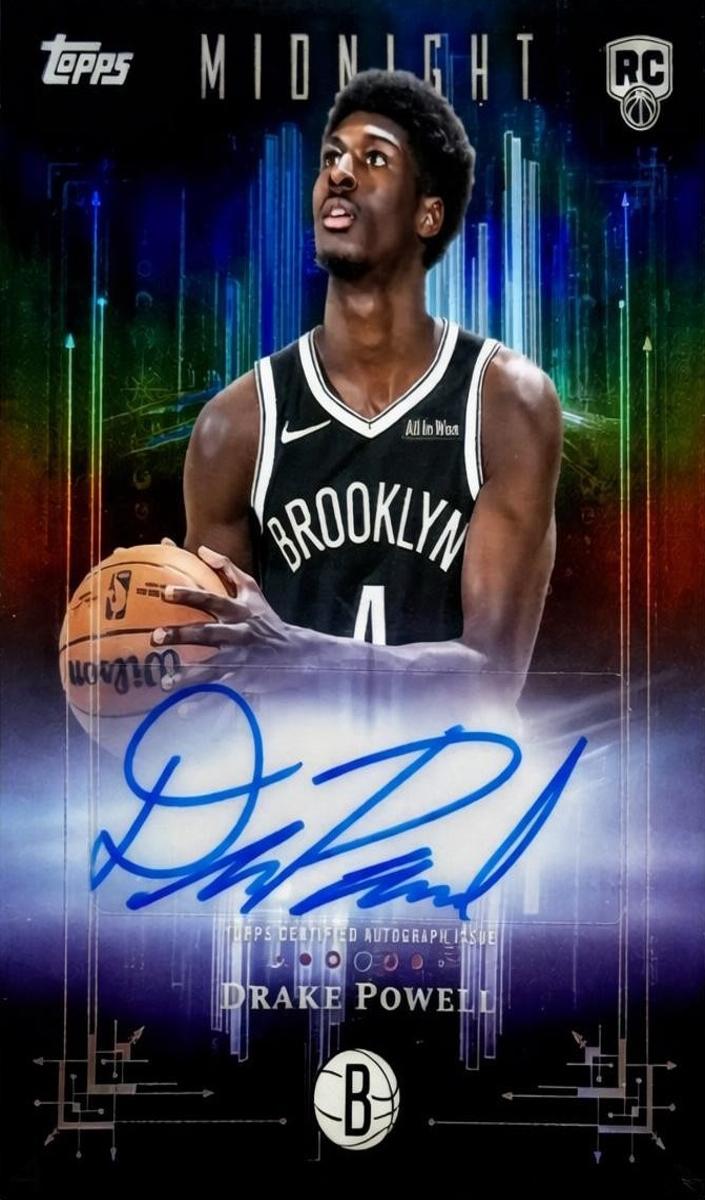 2025 Topps Midnight Basketball Drake Powell #DMR-DP