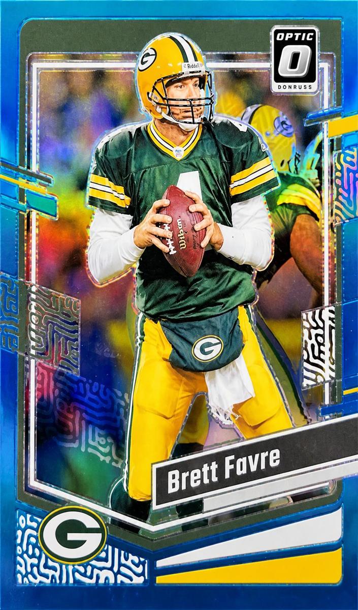 2023 Donruss Optic Football Aqua Brett Favre #64 PSA 9
