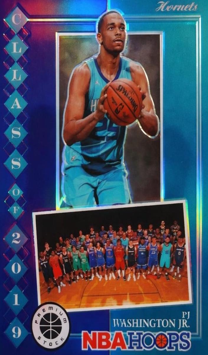 2019 Panini Hoops Premium Stock Basketball Holo PJ Washington Jr. #10 PSA 9