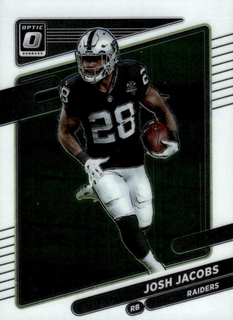 2021 Donruss Optic Football Josh Jacobs #42 PSA 9
