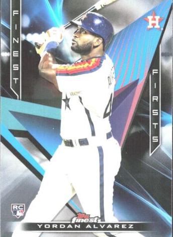 2020 Topps Finest Baseball Yordan Alvarez #FF-1 PSA 9