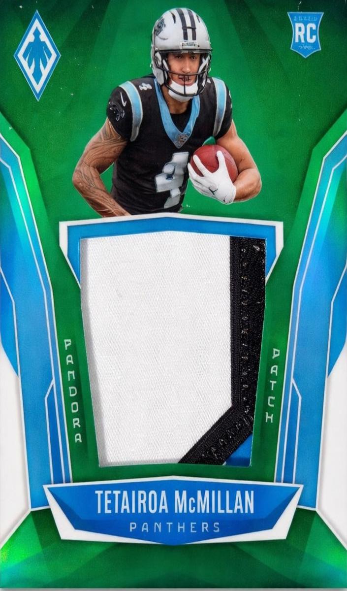 2025 Panini Phoenix Football Green Tetairoa McMillan #PAP-TMN
