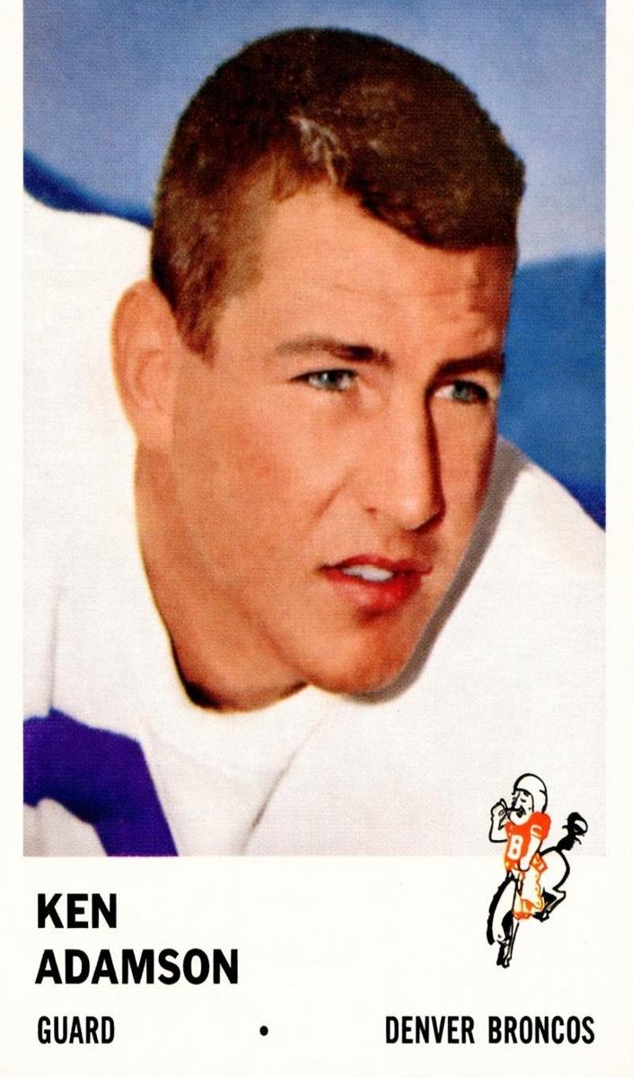 1961 Fleer Football Ken Adamson #151 PSA 8.5