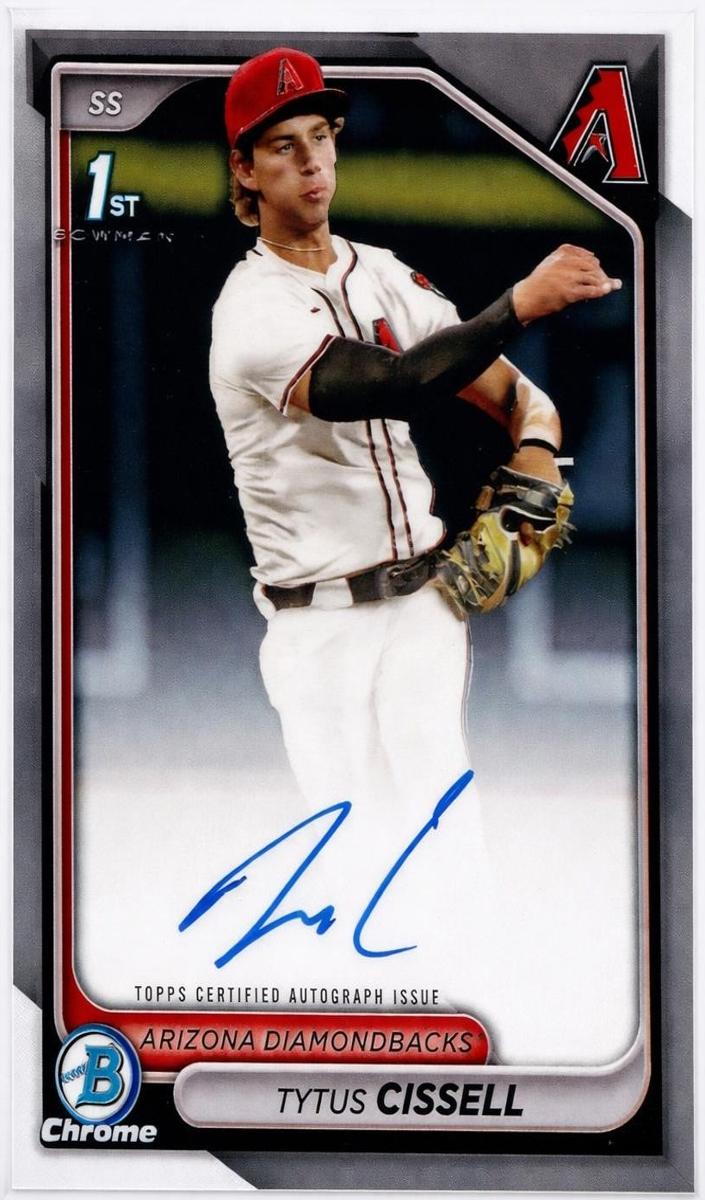 2024 Bowman Draft Chrome Baseball Tytus Cissell #CPA-TC PSA 9