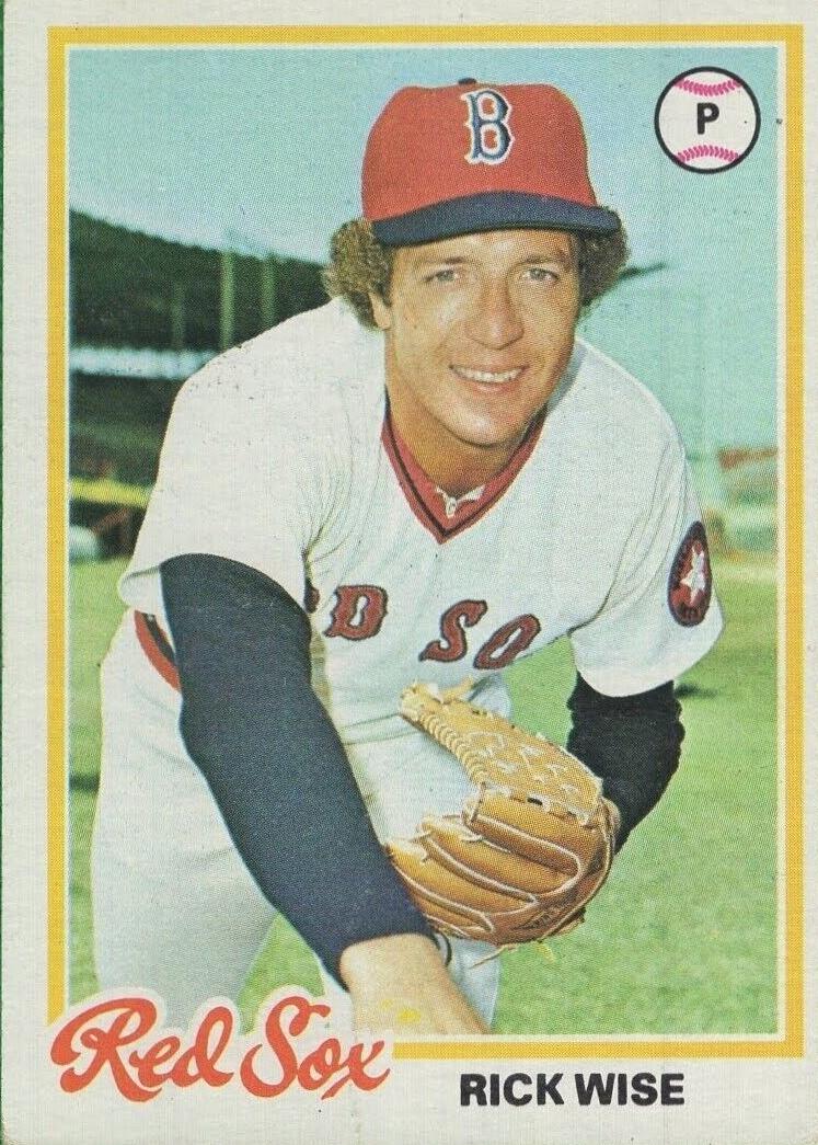 1978 Topps Baseball Rick Wise #572 PSA 8.5