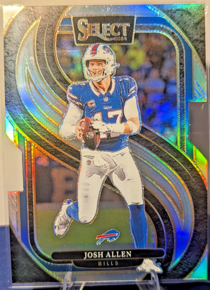 2024 Panini Select Football Silver Die-Cut Josh Allen #122