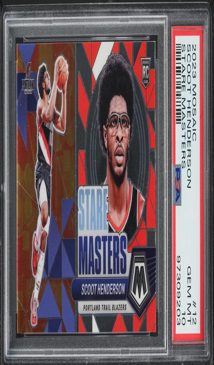 2023 Panini Mosaic Basketball Scoot Henderson #12 CGC 10