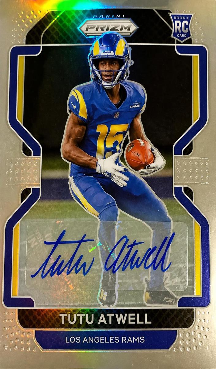 2021 Panini Prizm Football Silver Tutu Atwell #350 SGC 8.5
