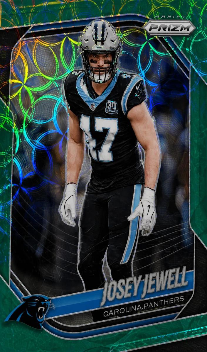 2025 Panini Prizm Football Green Scope Josey Jewell #135