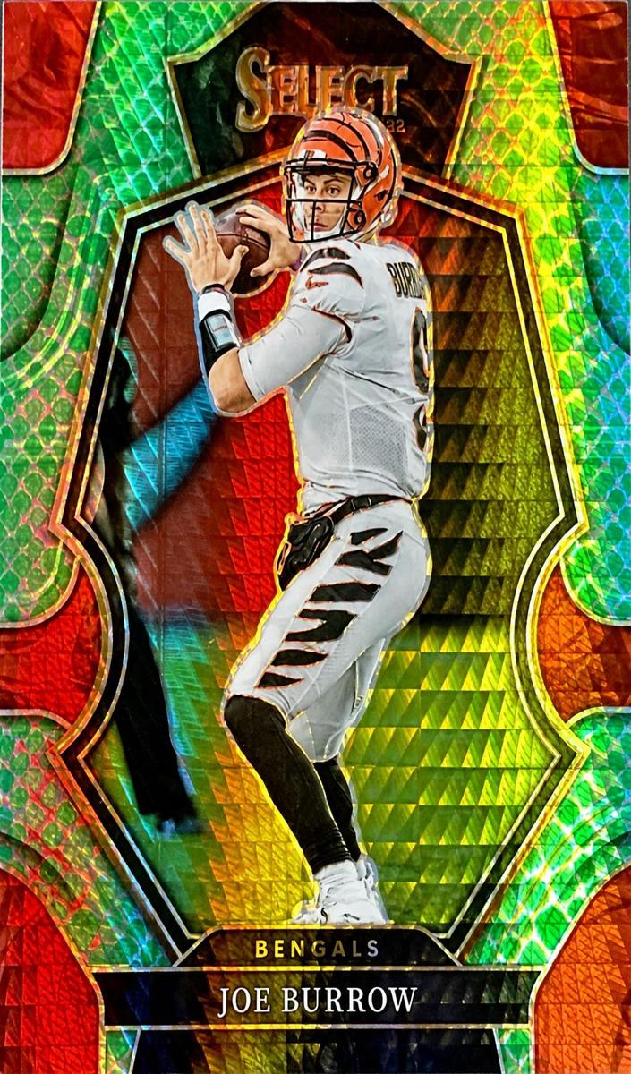 2022 Panini Select Football Dragon Scale Prizm Joe Burrow #120