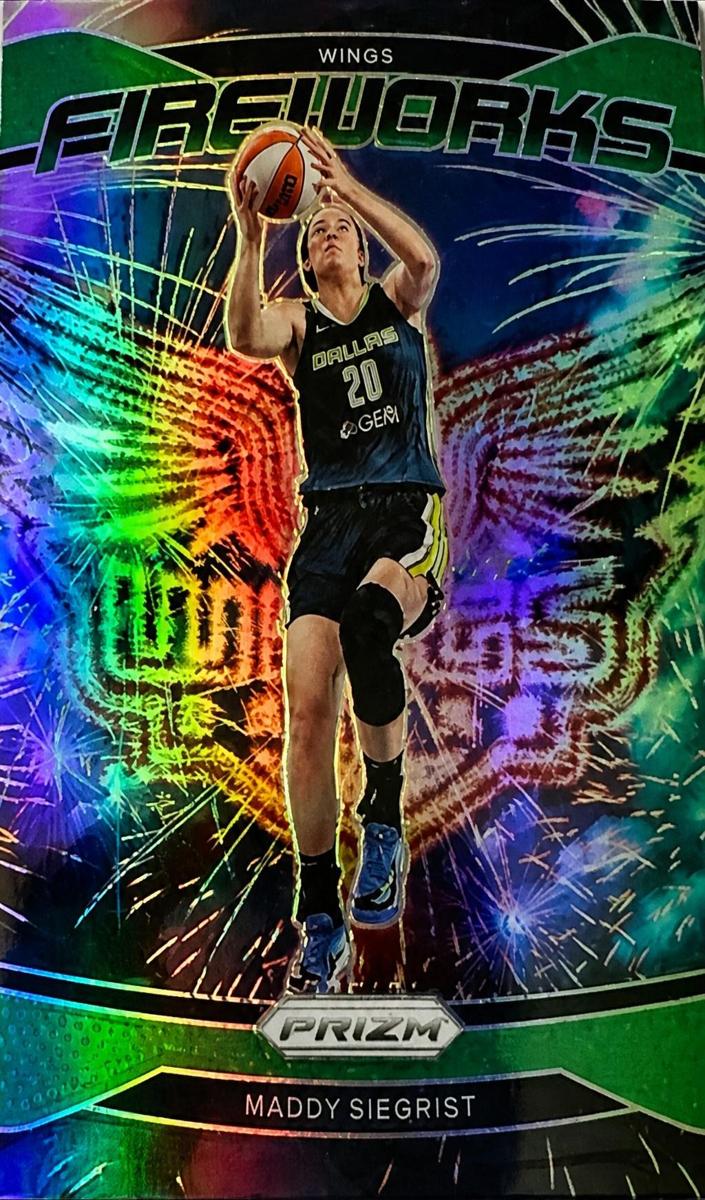 2024 Panini Prizm WNBA Basketball Green Maddy Siegrist #10
