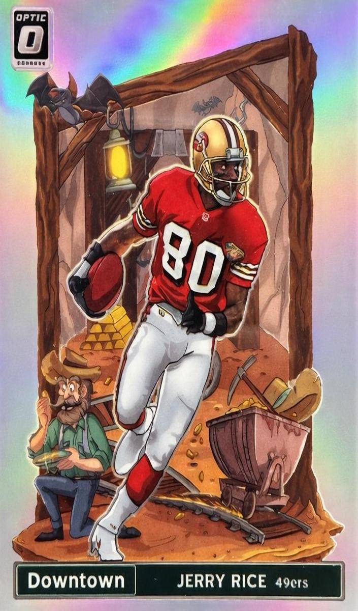2020 Donruss Optic Football Downtown Jerry Rice #DT-13 PSA 10