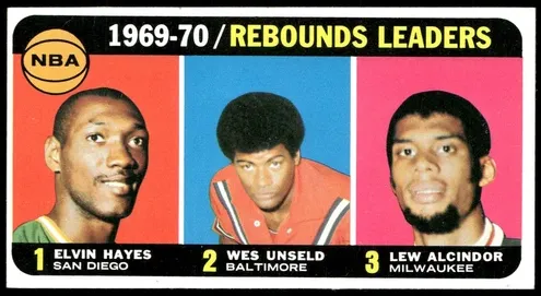 1970 Topps Basketball Elvin Hayes #5